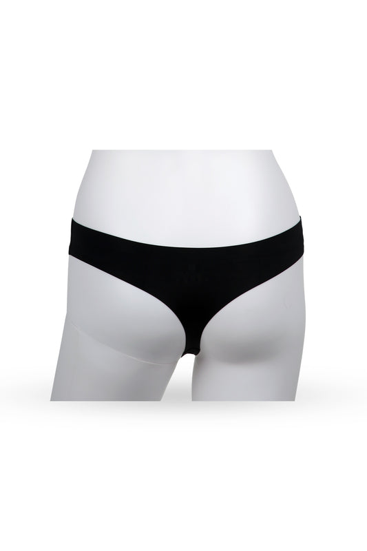 YesEco Women's Black Seamless Hipster Briefs