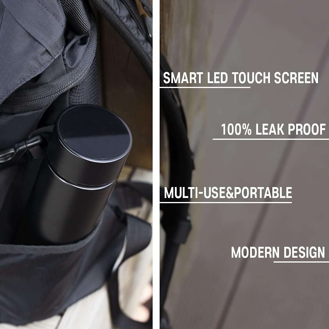 Smart LED Bottle | Double Wall Vacuum Flask with Temperature Display