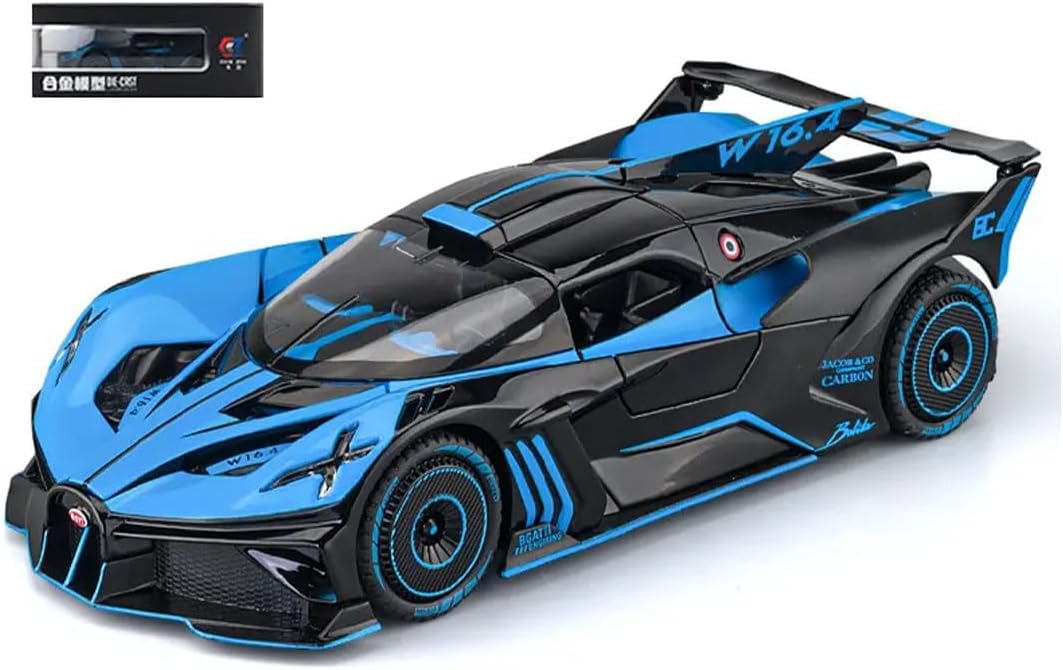 Bugatti Bolide Diecast Toy Car - Miniature Model for Kids