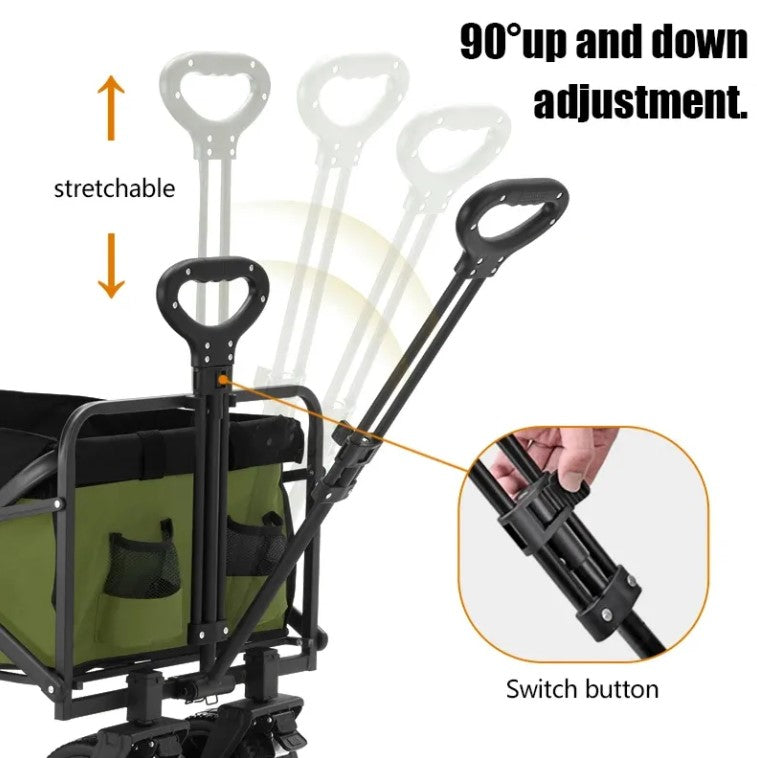 Versatile and Durable Outdoor Camping Cart Trolley