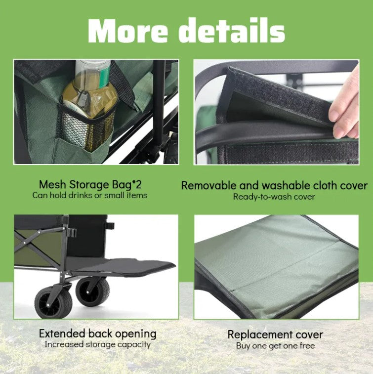 Versatile and Durable Outdoor Camping Cart Trolley