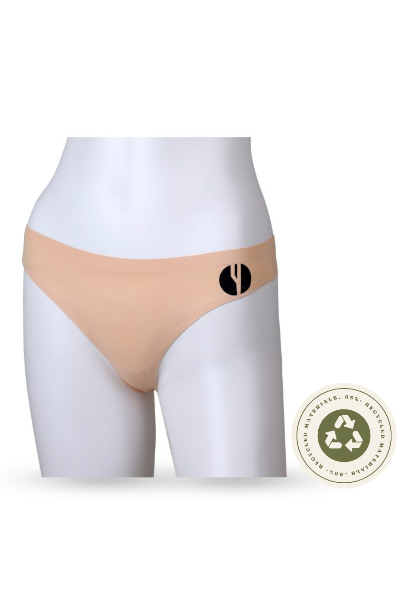 YesEco Women's Nude Seamless Briefs