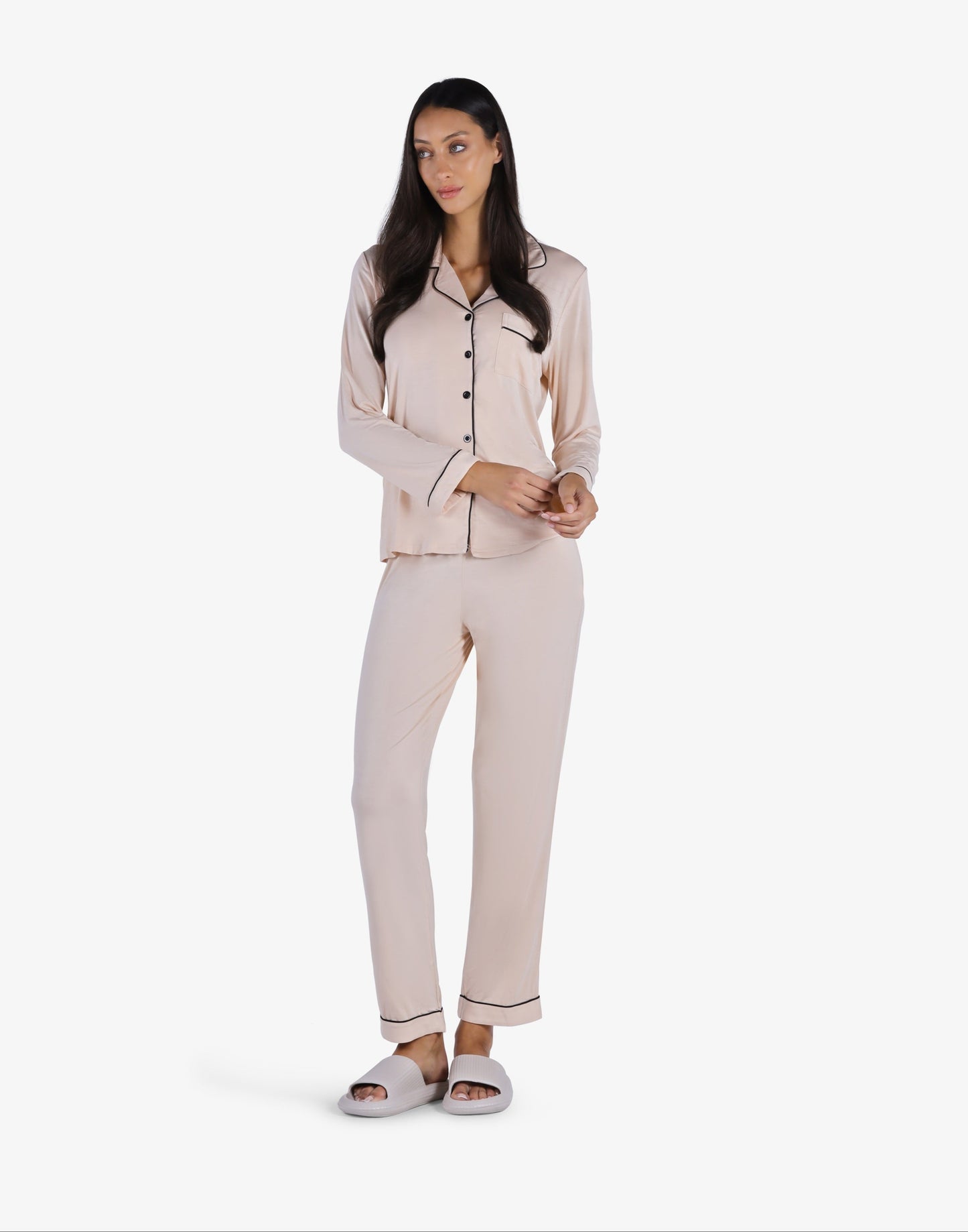 YesEco Women's Night Wear Shirt and Pant Set