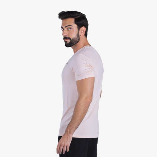 YesEco Men’s Pink Athleisure T-Shirt – Ultra-Soft & Sustainable