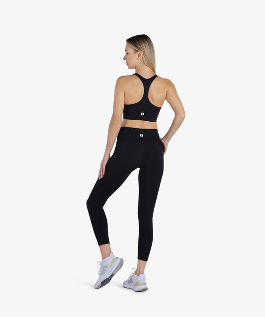 YesEco Women's Active Wear Bra Black