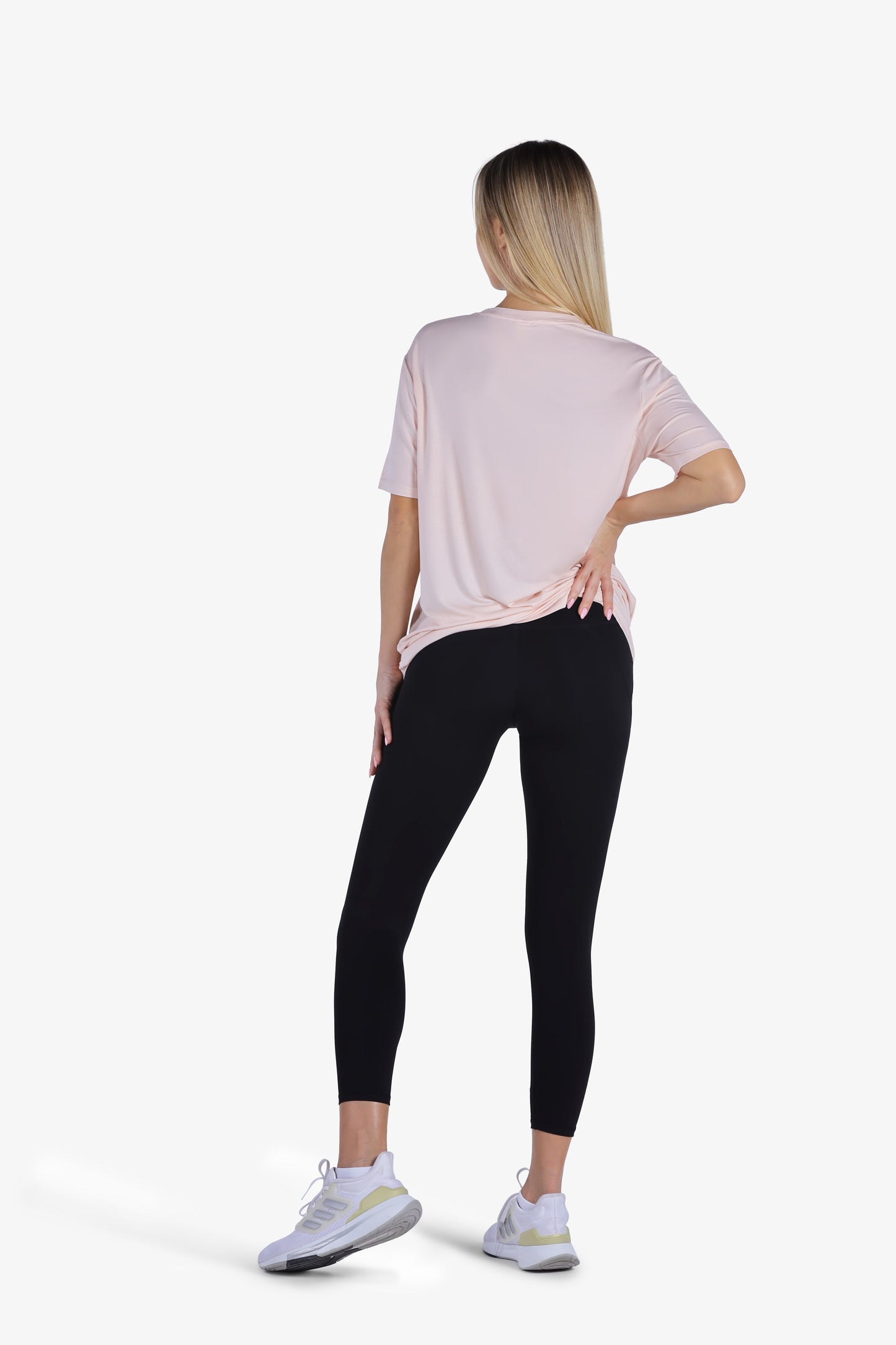 YesEco Women’s Pink Round Neck T-Shirt – Ultra-Soft & Stylish