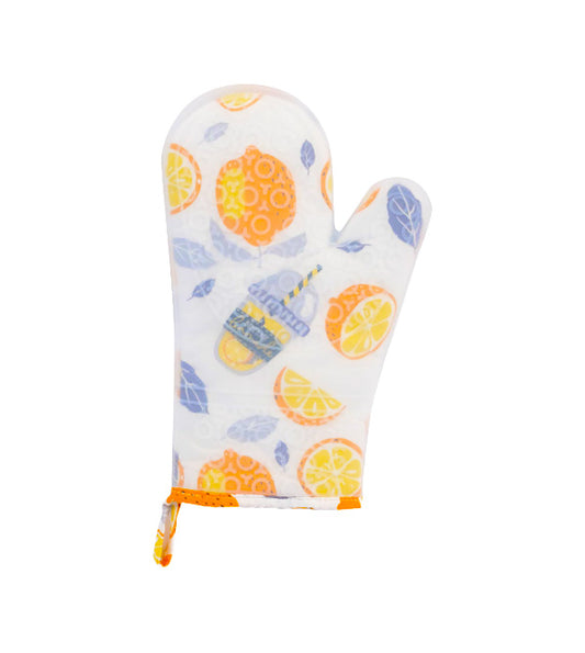 Silicone Cotton Double Layer Mitts Glove - 1 Pc