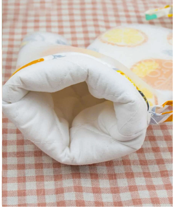Silicone Cotton Double Layer Mitts Glove - 1 Pc