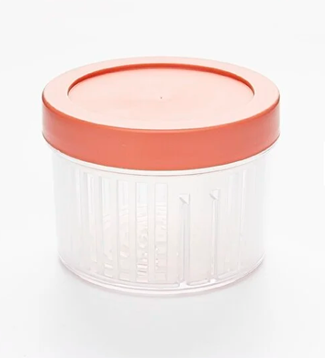 Pickle and Olive Jar with Wet-Dry Separator