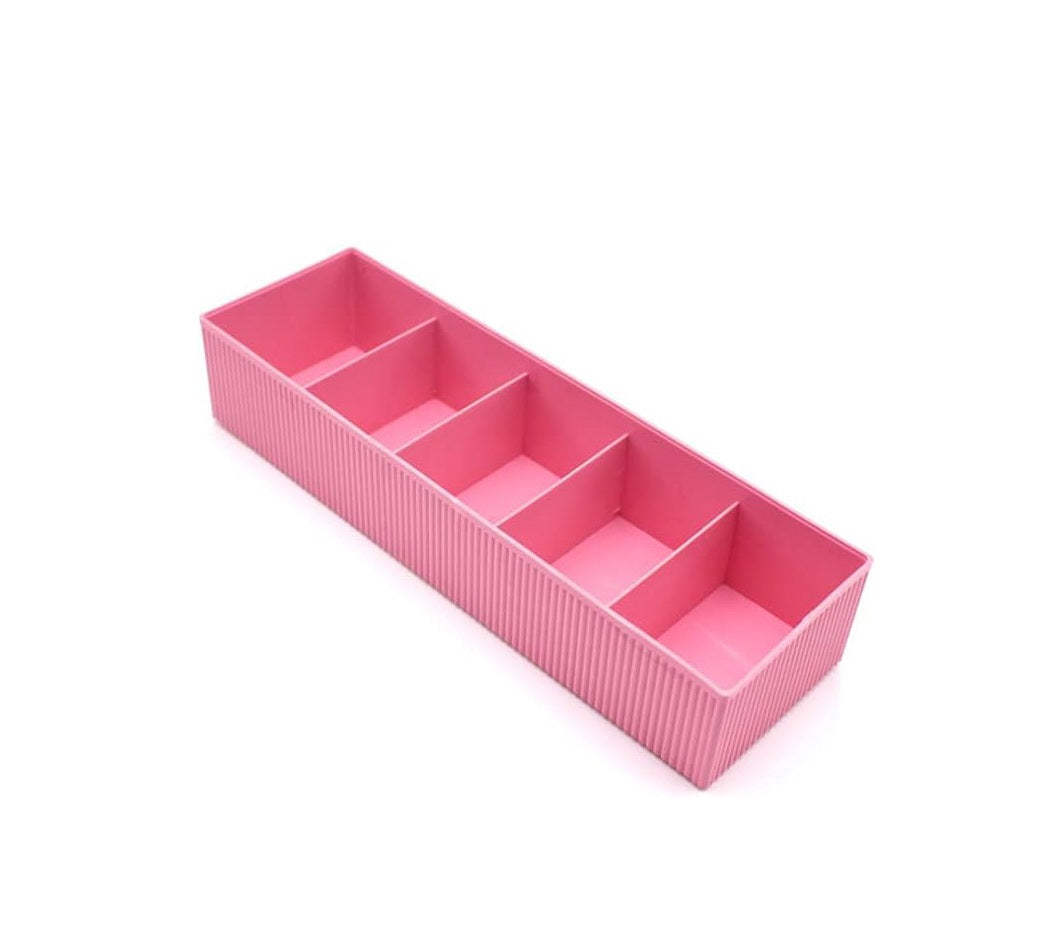 Multi-function 5 Grid Drawer Storage Box