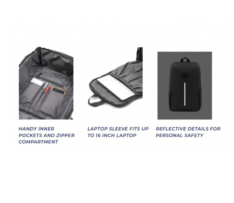 Phantom Lite 2 Eco-Friendly Backpack | Lightweight & Water-Resistant with Laptop Compartment