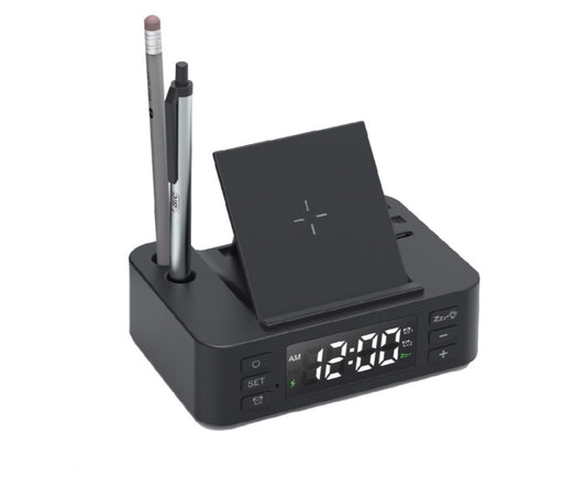 Digital Alarm Clock & Wireless Charger