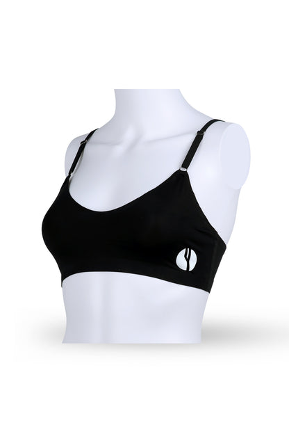 YesEco Women's Seamless Bra – Black