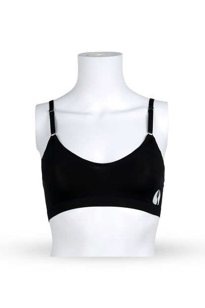YesEco Women's Seamless Bra – Black