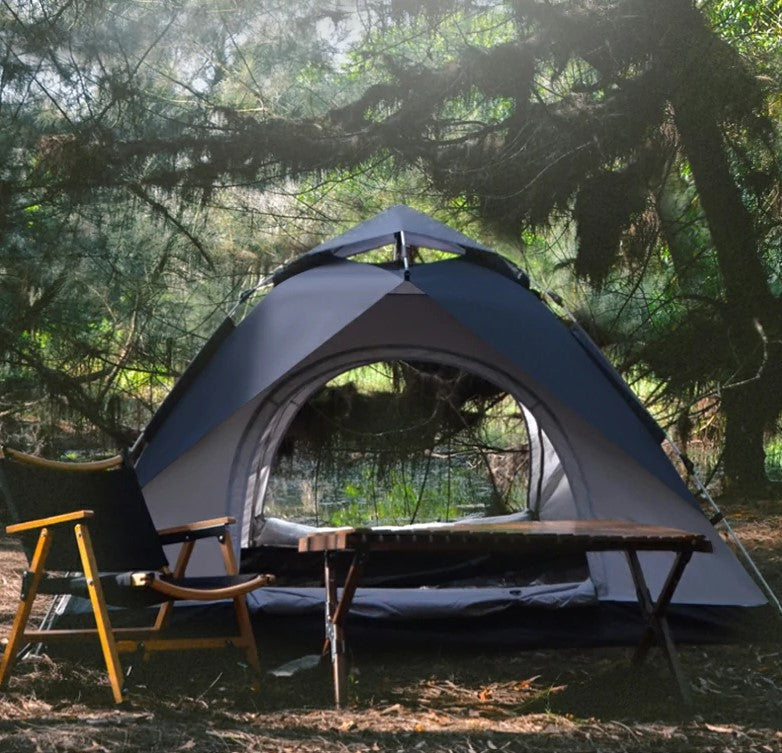 Spacious 4-Person Family Camping Tent