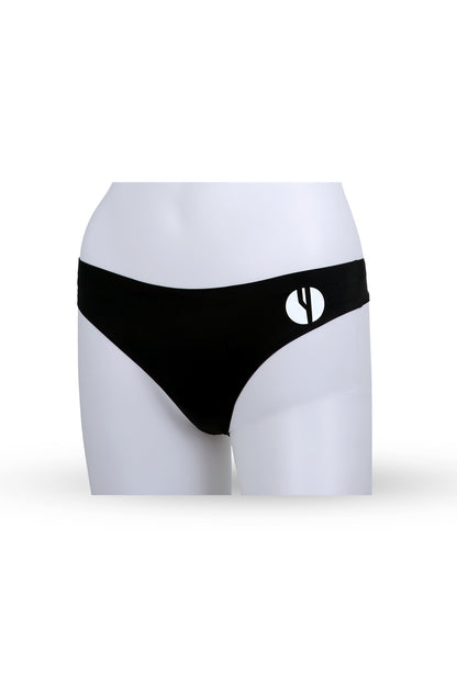 YesEco Women's Black Seamless Hipster Briefs