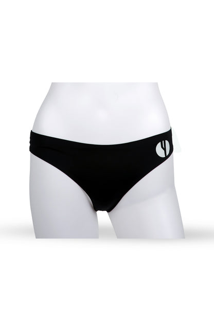 YesEco Women's Black Seamless Hipster Briefs