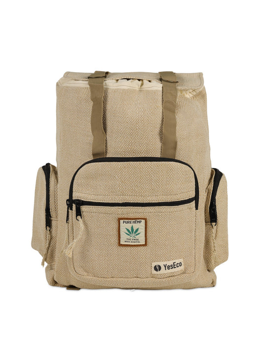 YesEco Sustainable Handmade Hemp Backpack