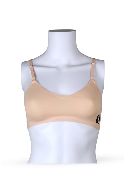 YesEco Women's Seamless Bra – Nude