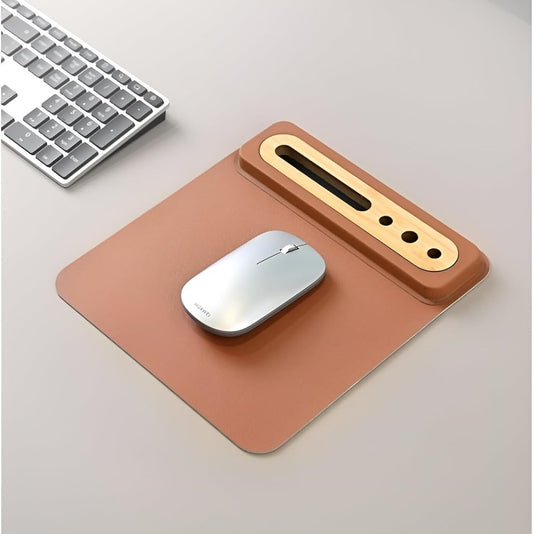Premium Mousepad with Bamboo Organizer