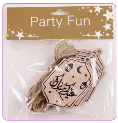 Eid Mubarak Gift Tag Set of 6pcs