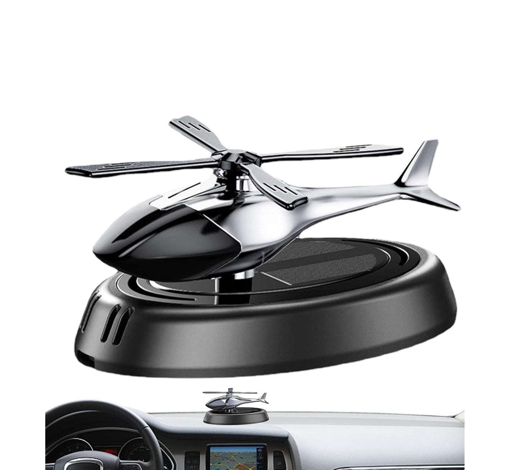 Helicopter Rotating Solar Car Perfume Air Freshener