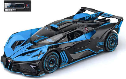 Bugatti Bolide Diecast Toy Car - Miniature Model for Kids