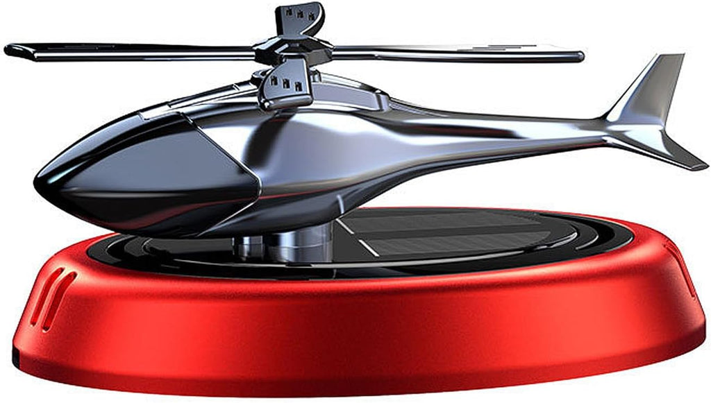 Helicopter Rotating Solar Car Perfume Air Freshener