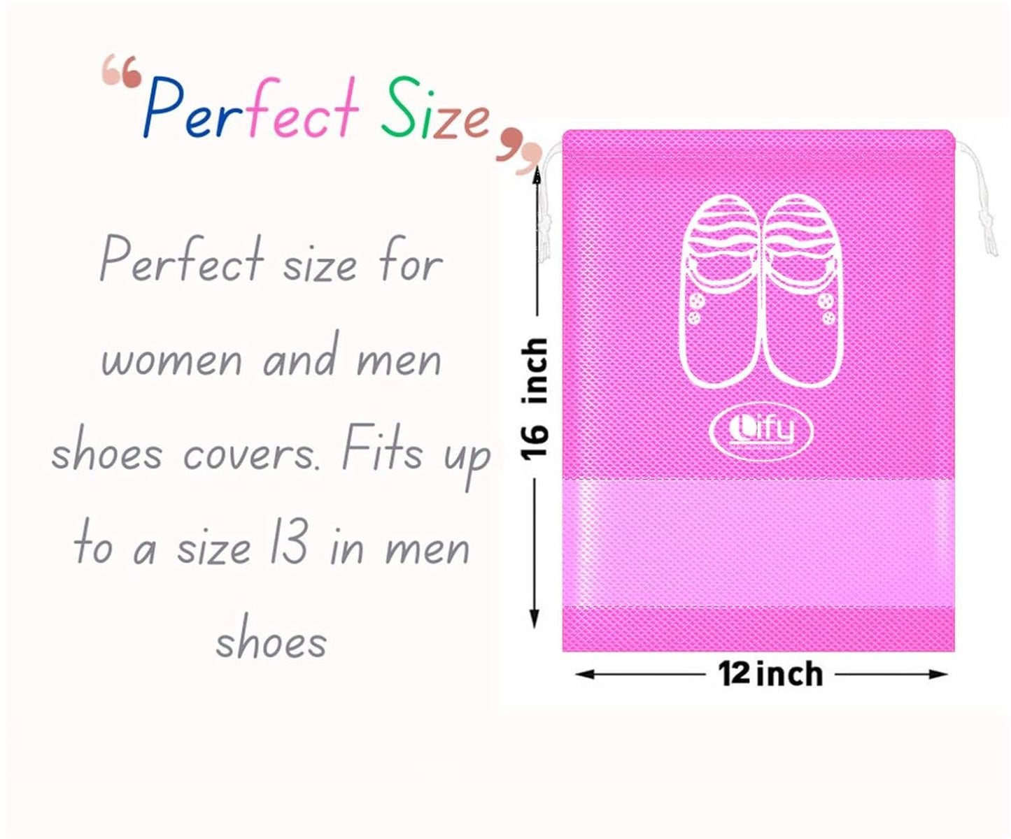 Lify Fabric Shoe Bag Packing Organizer