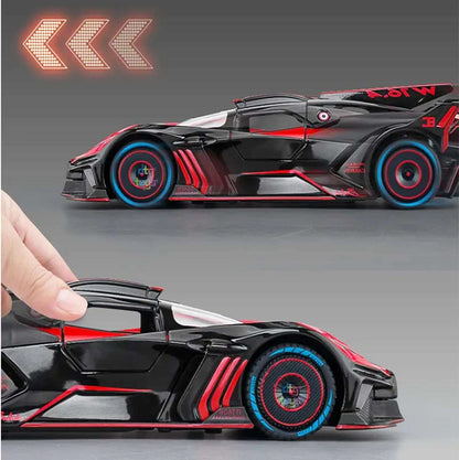 Bugatti Bolide Diecast Toy Car - Miniature Model for Kids