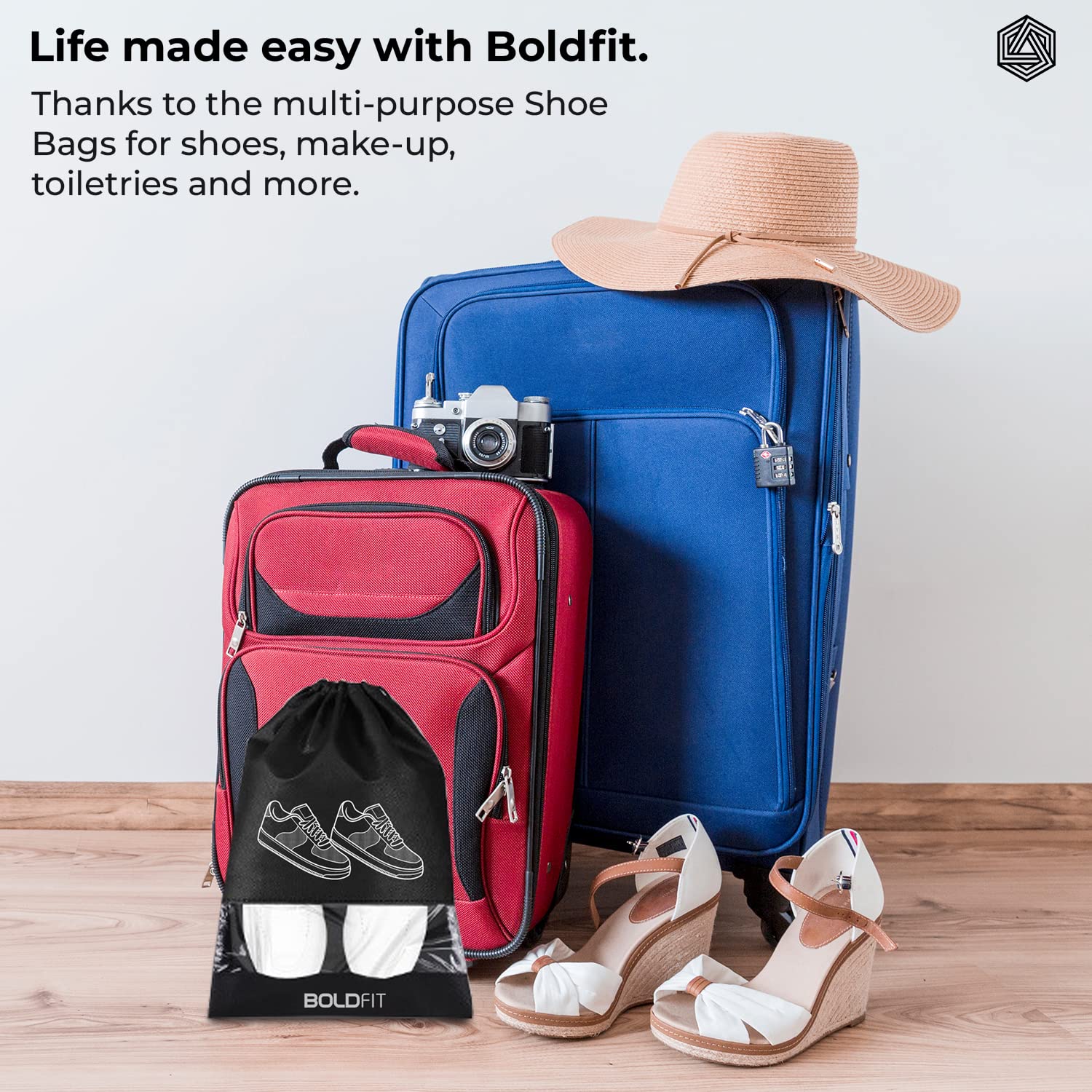 Boldfit Shoe Bag for Travel & Storage