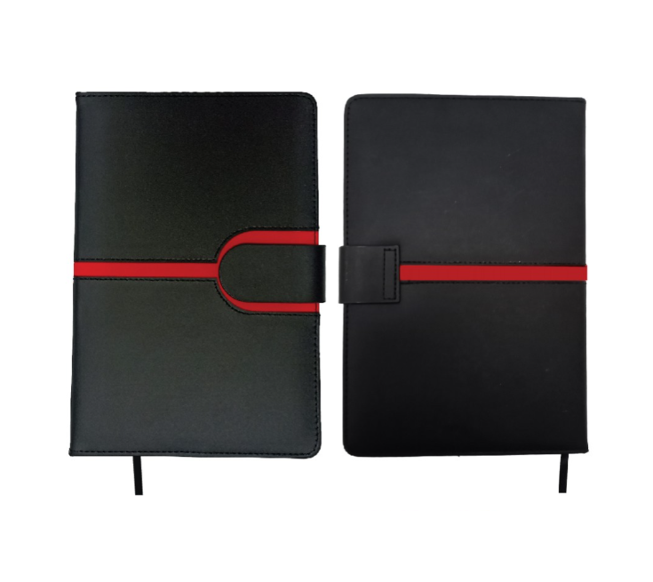 Premium A5 Notebook with Magnetic Lock Strap
