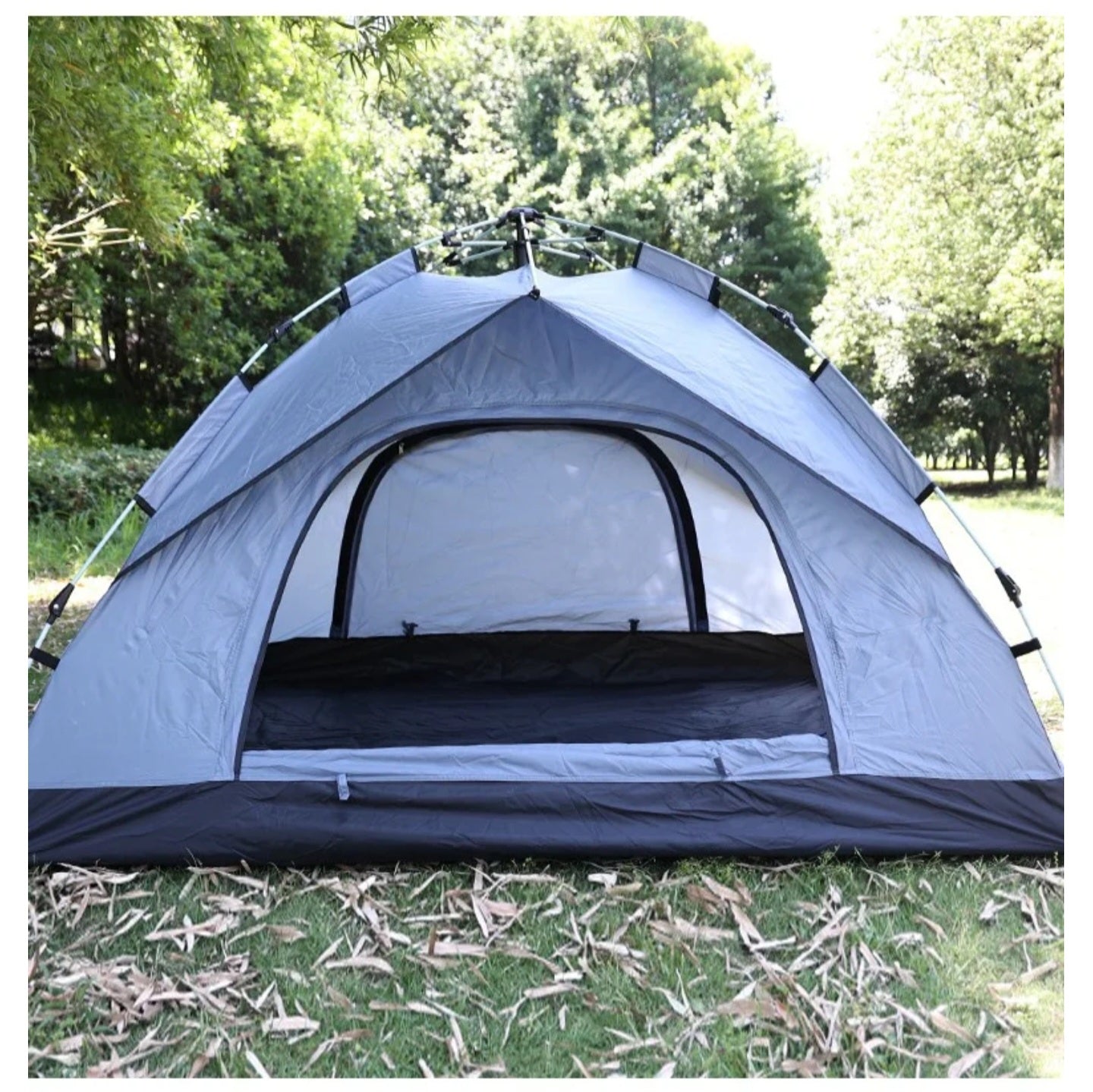 Spacious 4-Person Family Camping Tent
