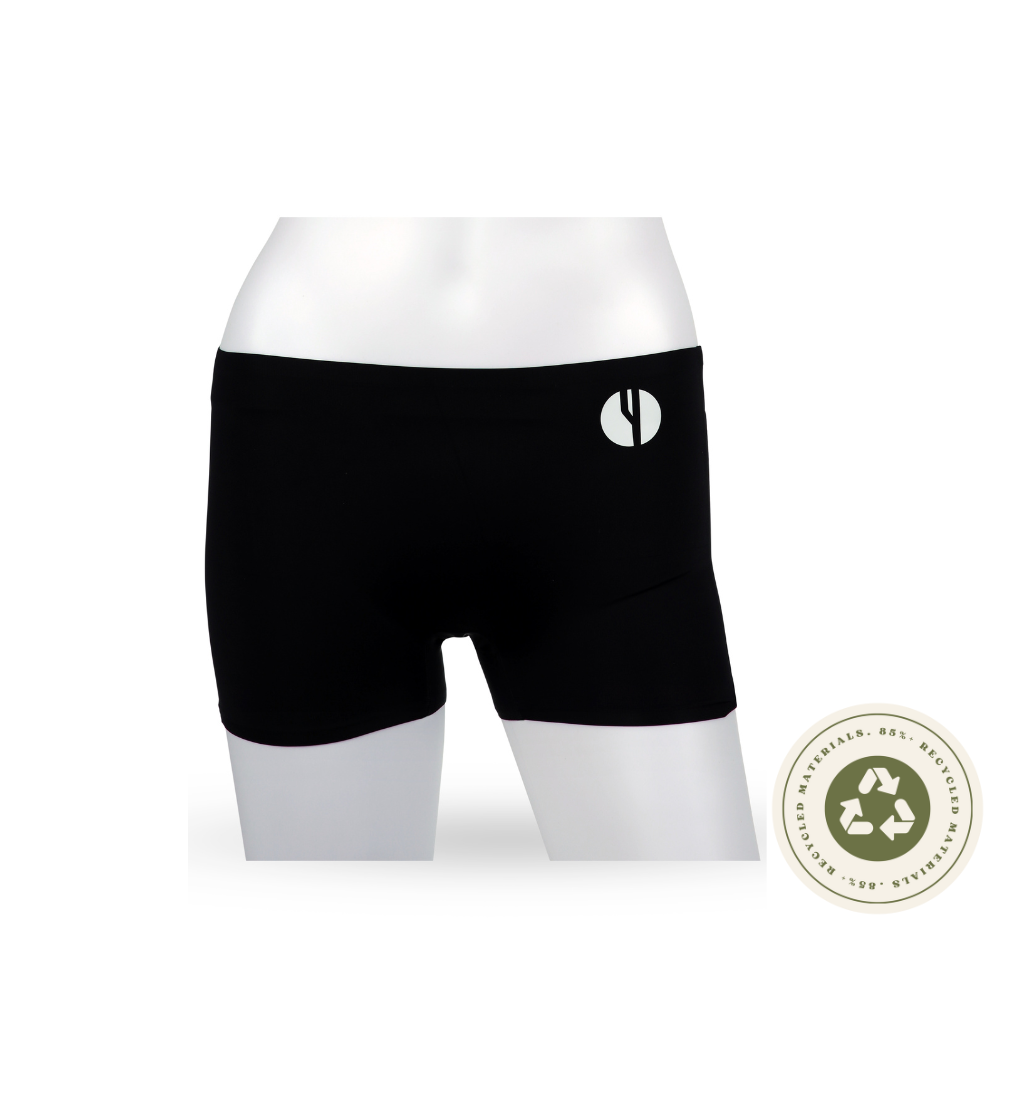 Women's Seamless Boxer Underwear – Black