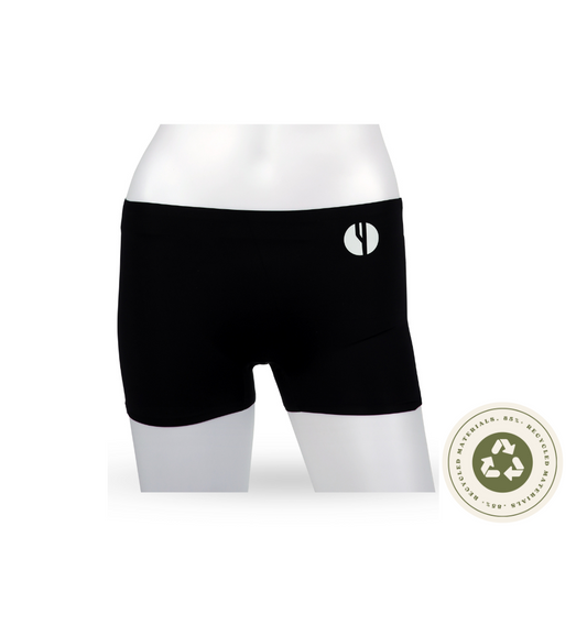 Women's Seamless Boxer Underwear – Black