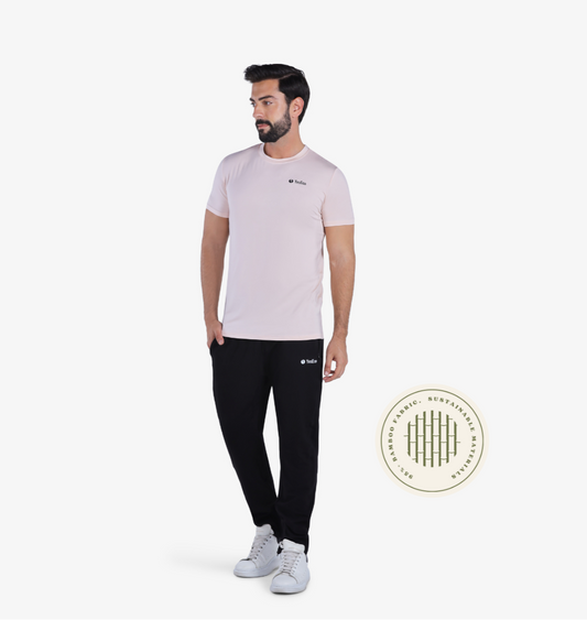 YesEco Men's Track Pants Black