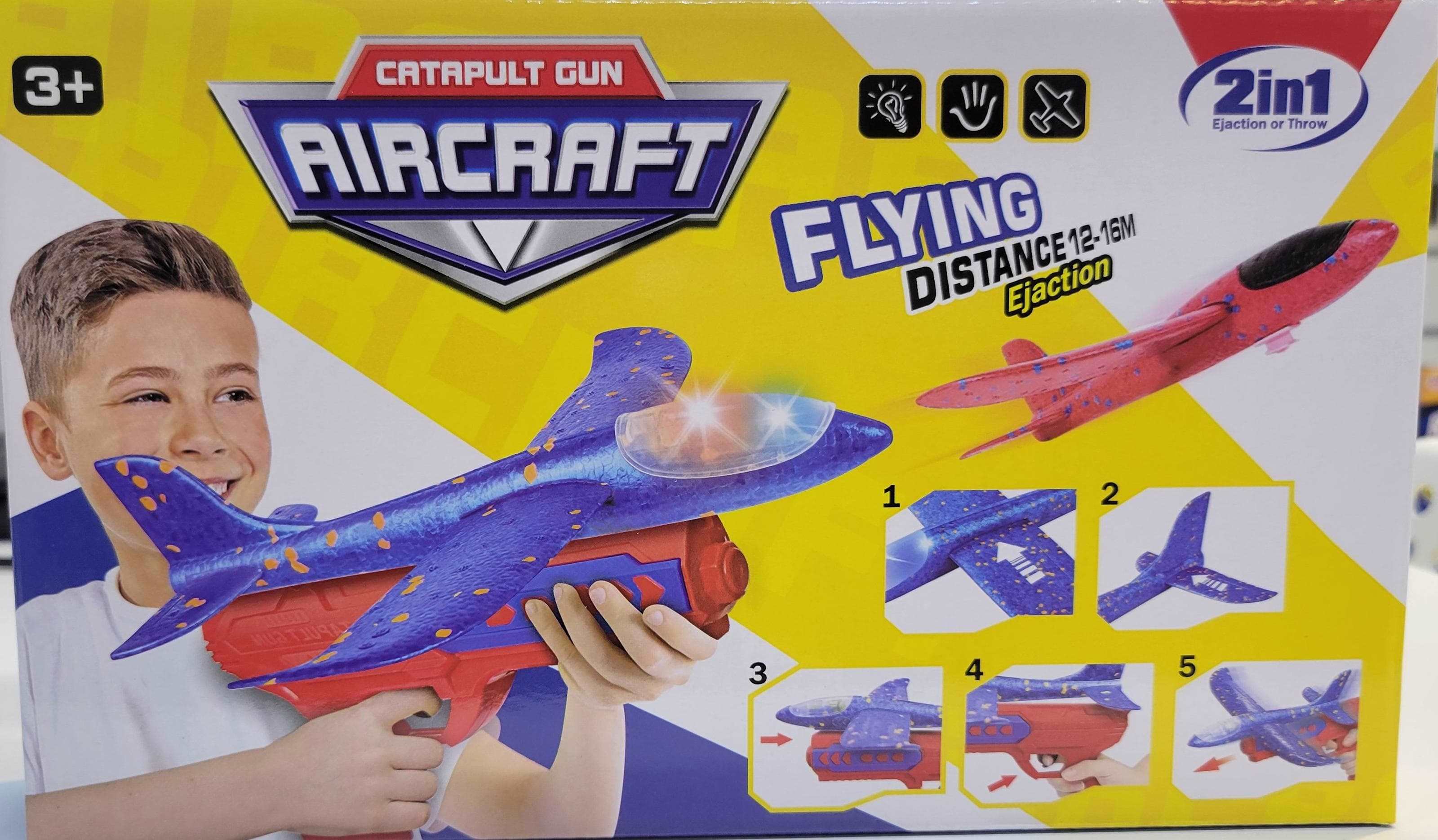 Catapult Guns Aircraft Shooting Game Toy