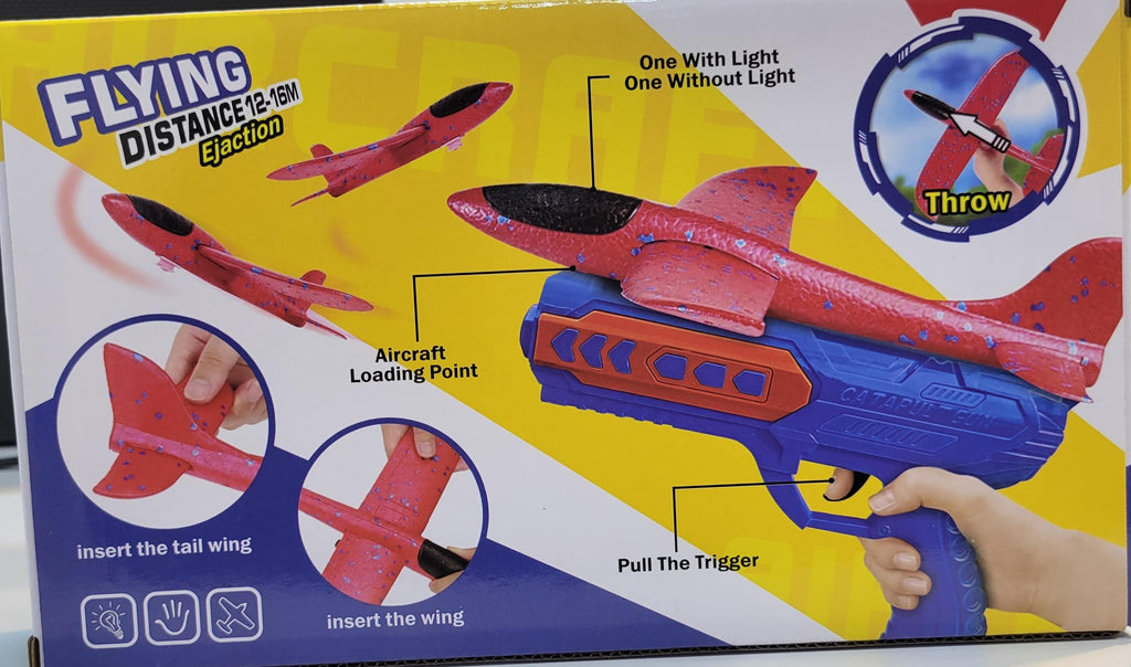 Catapult Guns Aircraft Shooting Game Toy