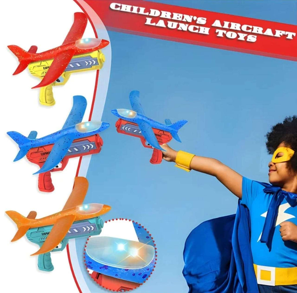 Catapult Guns Aircraft Shooting Game Toy