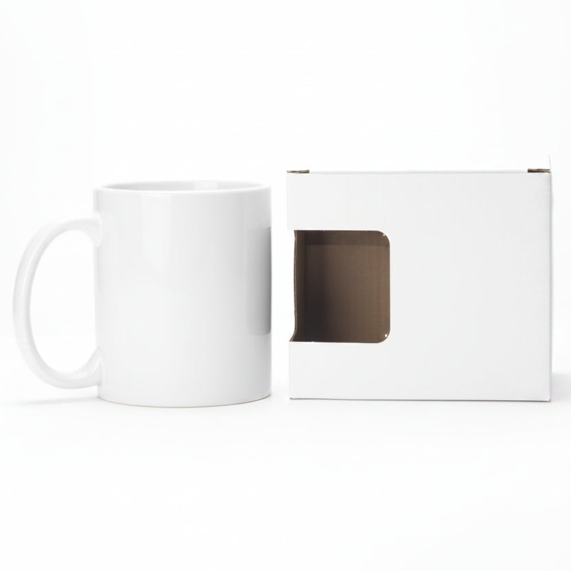 Custom Premium White Ceramic Mugs 325ml