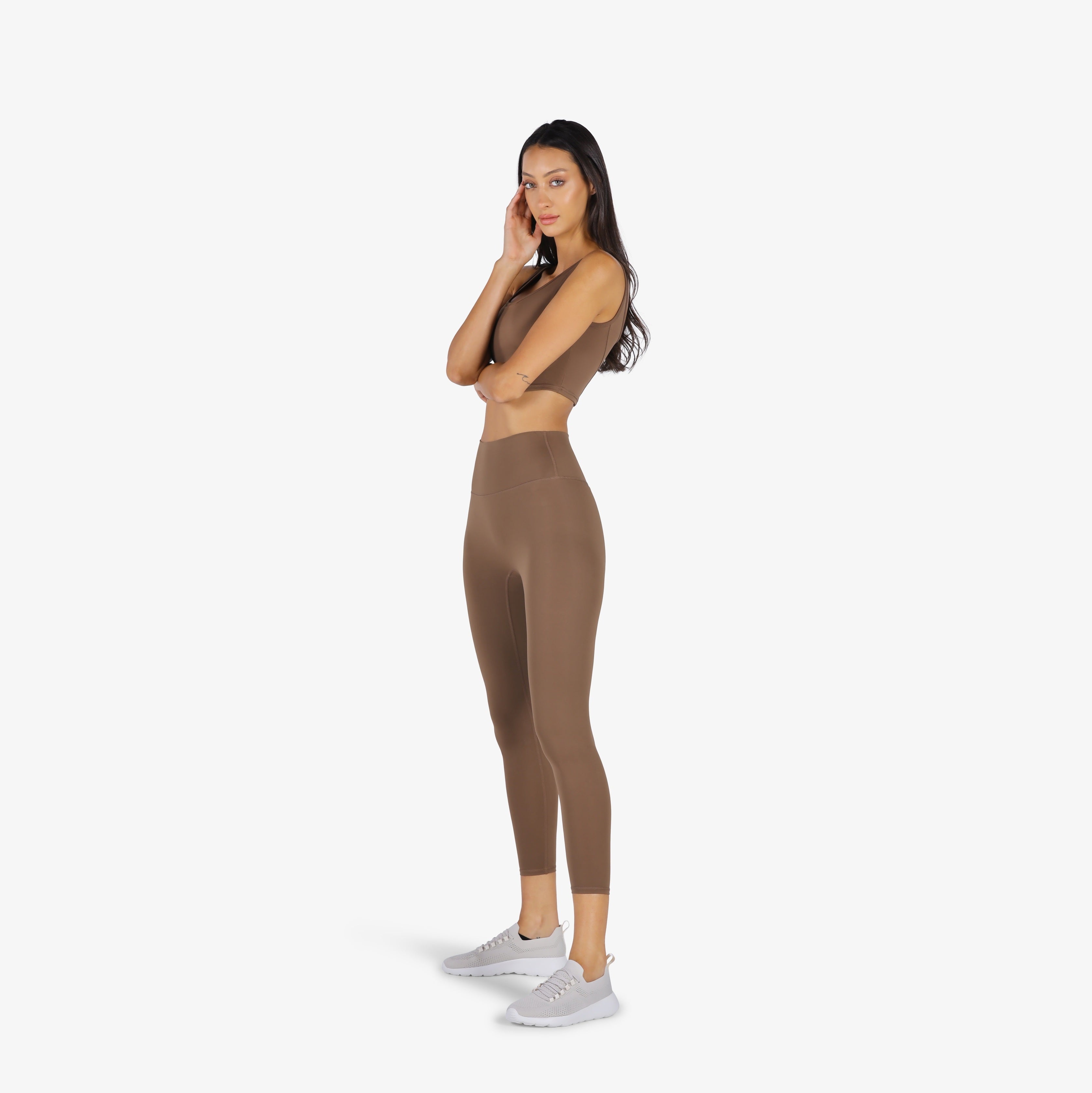 Active Wear Women's Legging Pant Brown
