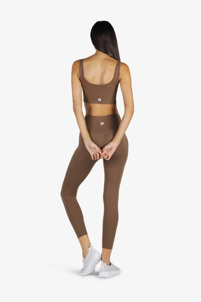Active Wear Women's Legging Pant Brown