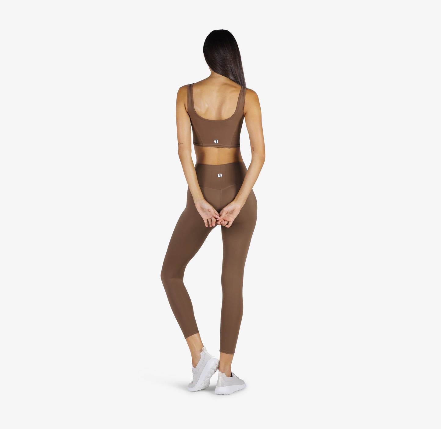 YesEco Active Wear Sports Bra Brown