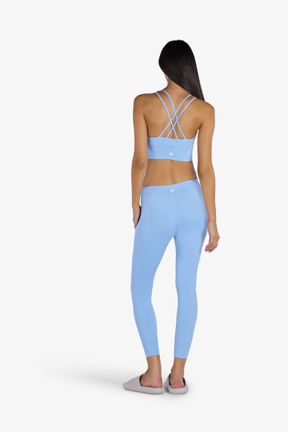 YesEco Active Wear Sports Bra Light Blue