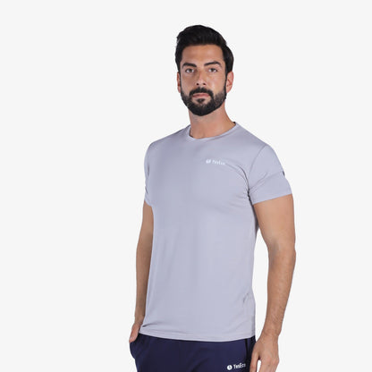 YesEco Men’s Grey Athleisure T-Shirt – Ultra-Soft & Sustainable