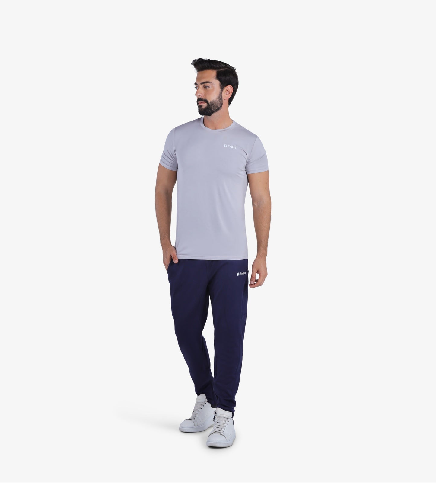 YesEco Men's Track Pants Blue