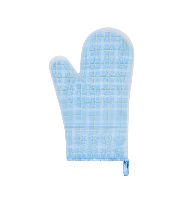 Silicone Cotton Double Layer Mitts Glove - 1 Pc