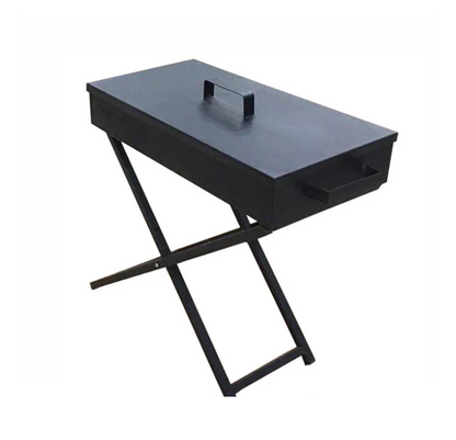 Portable X-Shape Foldable Charcoal Grill for Camping & Outdoor BBQ