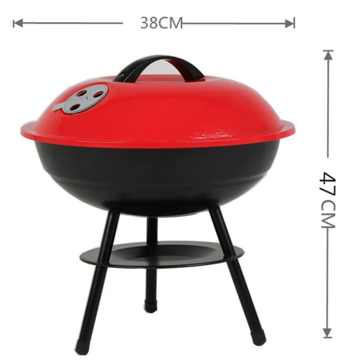 Lightweight BBQ Oven for Patio – Stylish Apple-Shaped Design