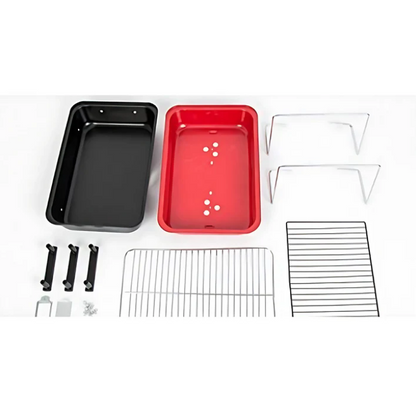 Portable Stainless Steel Camping BBQ Grill – Compact & Durable